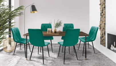 Jedálenská stolička DORA – zelená