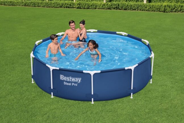 Bazén set Steel Pro 305x76cm 22in1