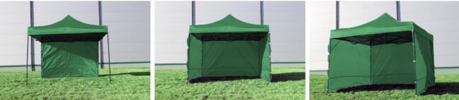 Rozkladací nožnicový stan 3x3m – zelená