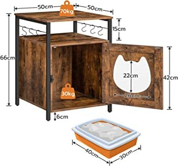 Multifunkčný štýlový drevený domček pre mačky