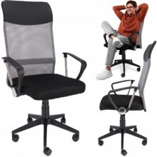 Kancelárska stolička Zoom – čierna