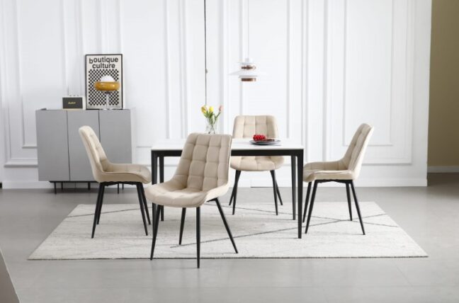 Jedálenská stolička BERA – béžová