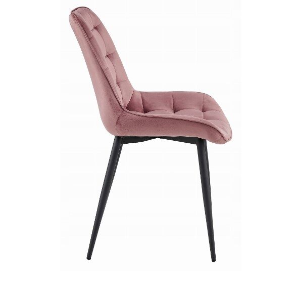Jedálenská stolička BERA – tmavá ružová