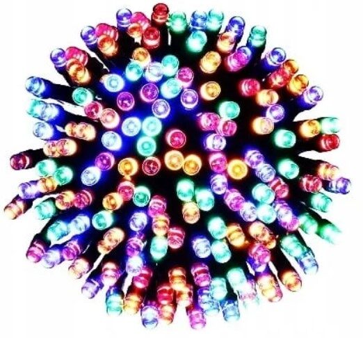 Vianočný svetelný reťazec 300 LED – viacfarebná