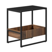 Bočný/nočný stolík Terra v orechovej farbe