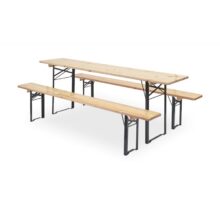 Pivný set WOODY STRONG 220×50 cm