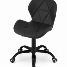 Kancelárska stolička Noto  čierna-čierna KOŽENKA