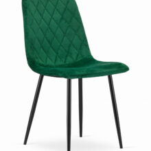 Jedálenská stolička TURIN zamat – zelená