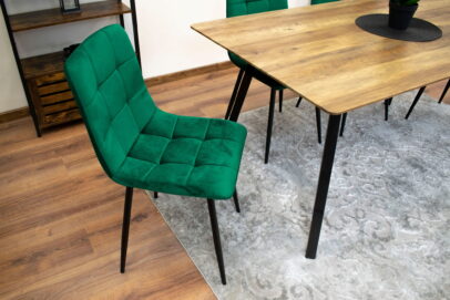 Jedálenská stolička KARA – zelená