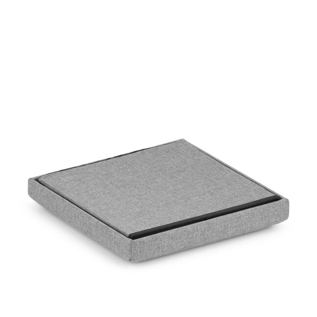 Skladacia taburetka 30x30x30 cm – sivá