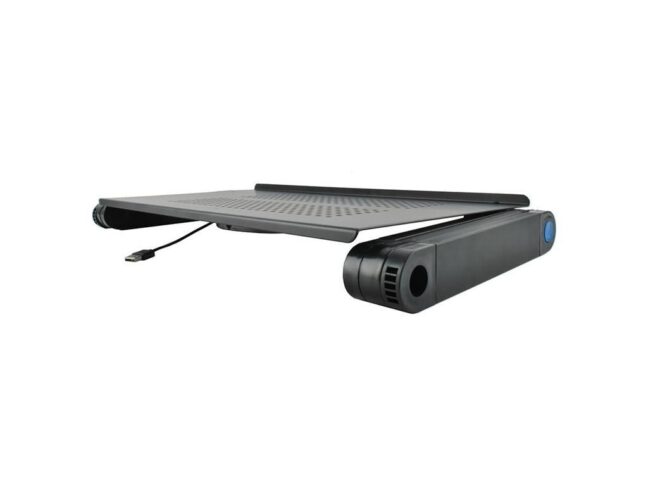 Flexibilný stolík na notebook – s ventilátorom