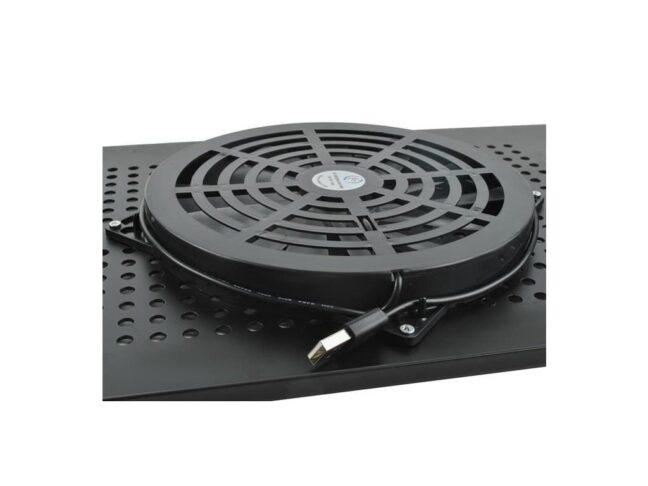 Flexibilný stolík na notebook – s ventilátorom