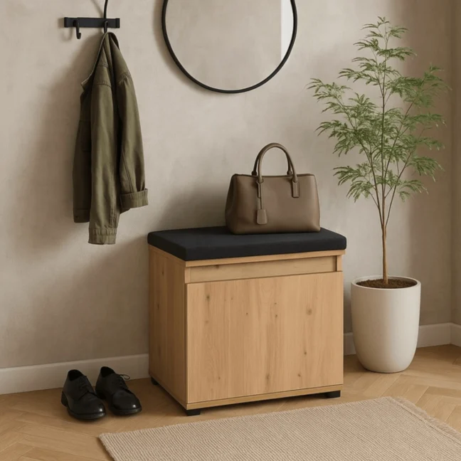 VENORNA botník s lavicou, 60 cm