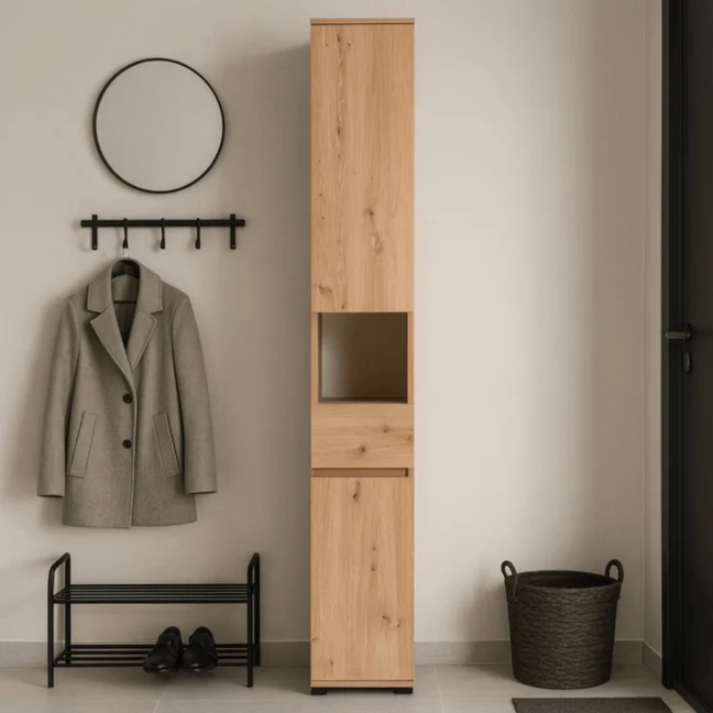 Úzka predsieňová skriňa Venorna, 30 cm