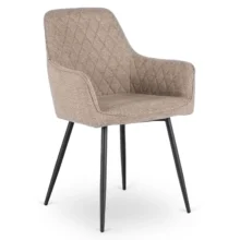 BRESSO jedálenská stolička, tkanina/béžová