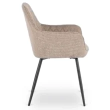 BRESSO jedálenská stolička, tkanina/béžová