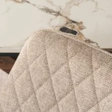 BRESSO jedálenská stolička, tkanina/béžová