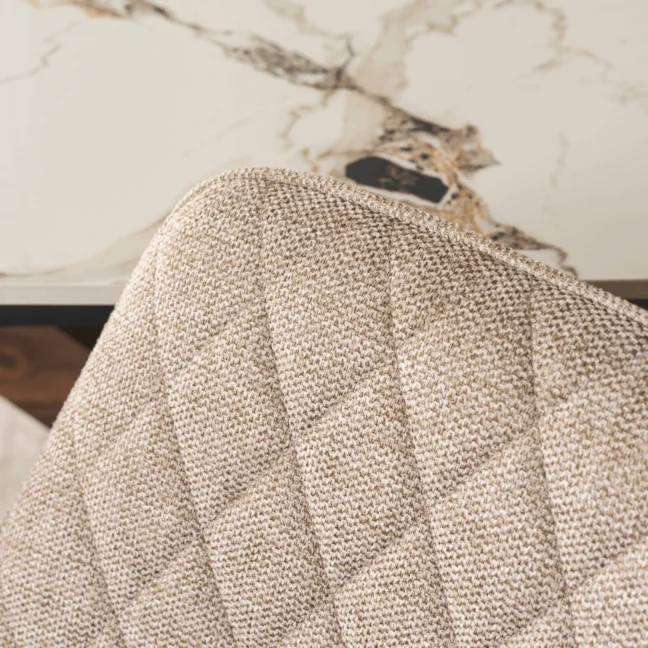 BRESSO jedálenská stolička, tkanina/béžová