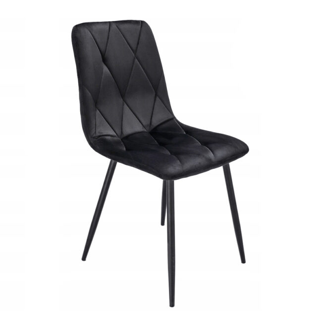 Jedálenská stolička DORA – čierna