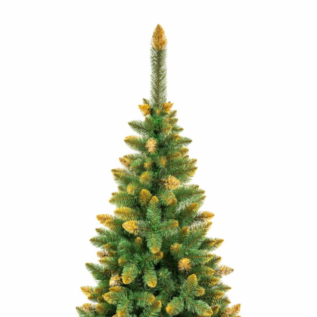 Premium Vianočný stromček umelý  so zlatistým nástrekom – 180cm