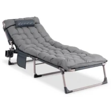 Záhradné ležadlo VENUS, sivá