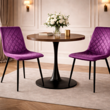Jedálenská stolička LOREN fialová