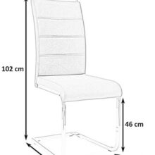Jedálenská stolička GIA – béžová
