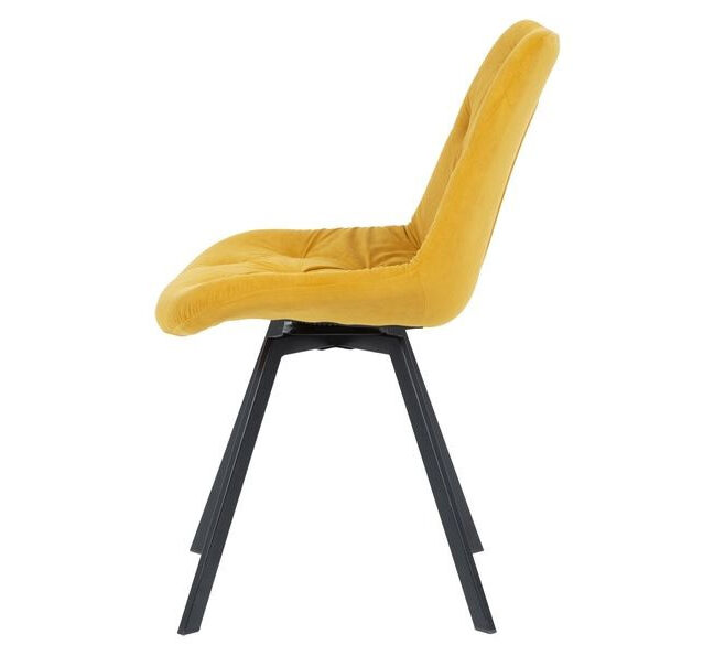 Jedálenská stolička VALENTE – žltá