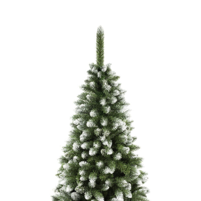 Umelý vianočný stromček – diamantová borovica PREMIUM zasnežený efekt 150cm