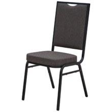 Banketová stolička ALICANTE MODERN AM110, tmavosivá / čierna konštrukcia