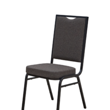 Banketová stolička ALICANTE MODERN AM110, tmavosivá / čierna konštrukcia
