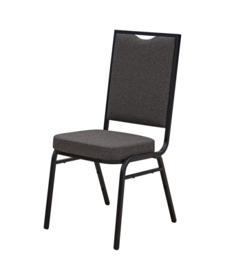 Banketová stolička ALICANTE MODERN AM110, tmavosivá / čierna konštrukcia