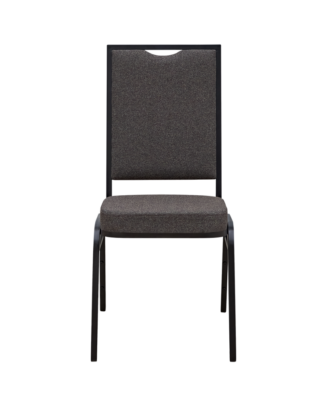 Banketová stolička ALICANTE MODERN AM110, tmavosivá / čierna konštrukcia