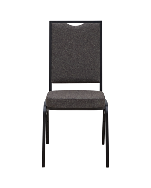 Banketová stolička ALICANTE MODERN AM110, tmavosivá / čierna konštrukcia