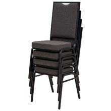 Banketová stolička ALICANTE MODERN AM110, tmavosivá / čierna konštrukcia