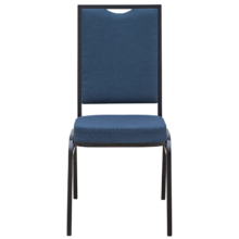 Banketová stolička ALICANTE MODERN AM110, tmavomodrá / čierna konštrukcia