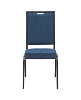 Banketová stolička ALICANTE MODERN AM110, tmavomodrá / čierna konštrukcia