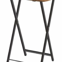 Skladací príručný stolík – rustikálny hnedý