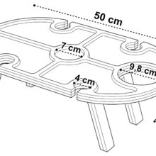 DELIA bambusová servírovacia doska
