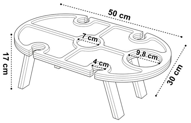 DELIA bambusová servírovacia doska