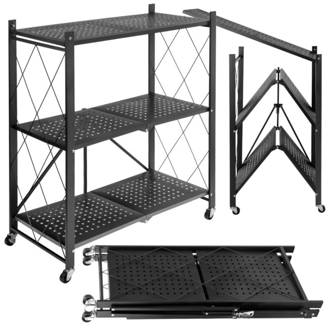 Skladací regál na kolieskach GESTEL