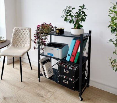 Skladací regál na kolieskach GESTEL