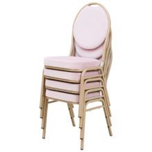 Banketová stolička HERMAN MODERN Velúr ružová