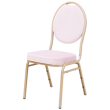 Banketová stolička HERMAN MODERN Velúr ružová