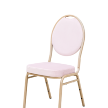 Banketová stolička HERMAN MODERN Velúr ružová