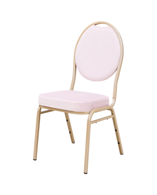 Banketová stolička HERMAN MODERN Velúr ružová