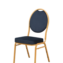 Banketová stolička HERMAN MODERN Velúr čierna