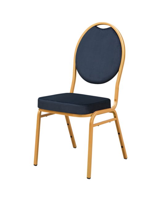 Banketová stolička HERMAN MODERN Velúr čierna