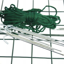 Záhradný fóliovník s policami, 140x140x200 cm