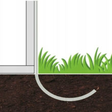 Záhradný fóliovník s policami, 140x140x200 cm